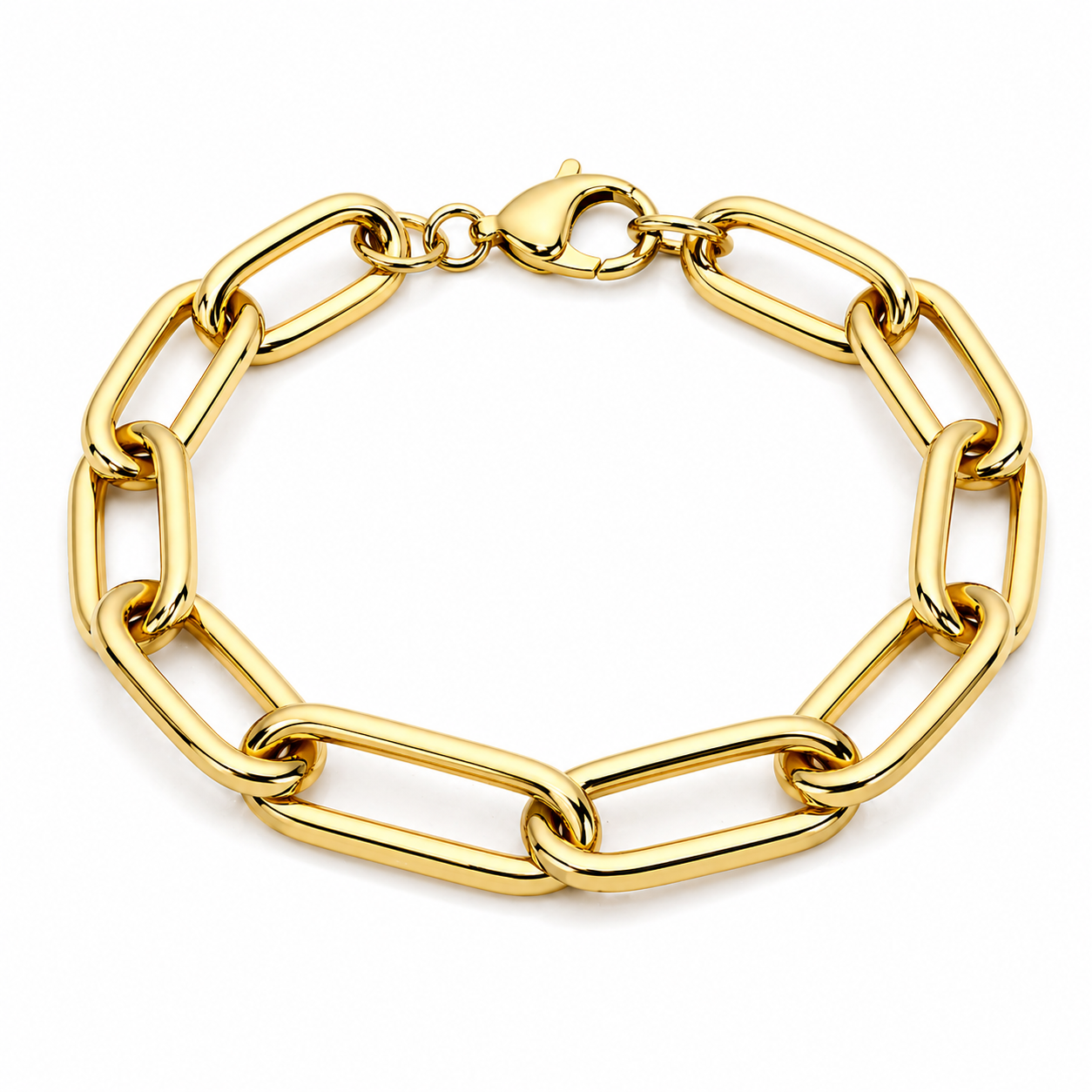 Bold blank Link Chain Bracelet