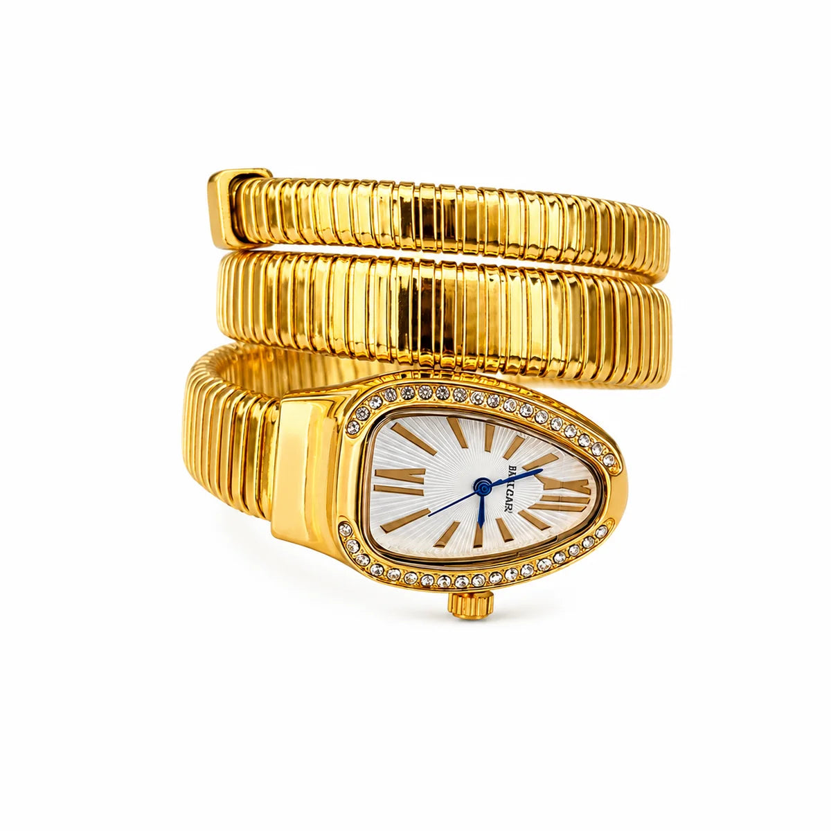 ساعة بولغاري الذهبية الملفوفة ⌚✨