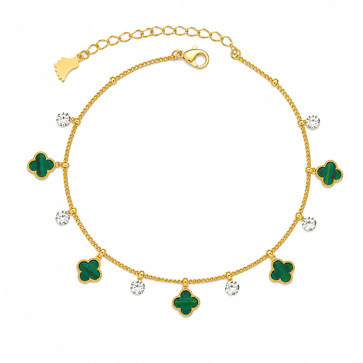 Vancleef Clover Charm Anklet