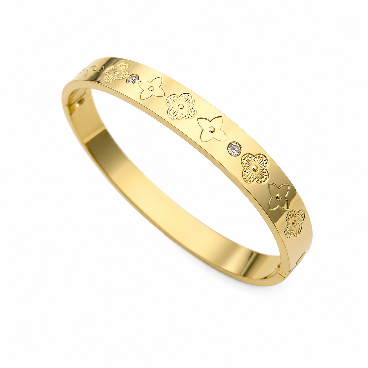 Golden Bloom Bangle