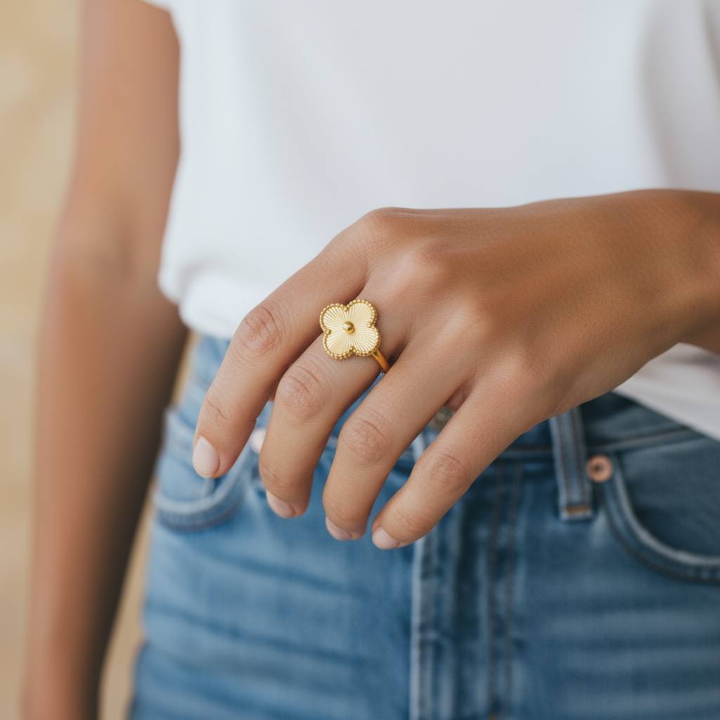 VIP seda Clover Ring | Poshewix – view 2