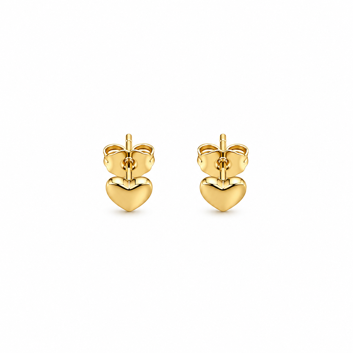 Golden Heart Earrings