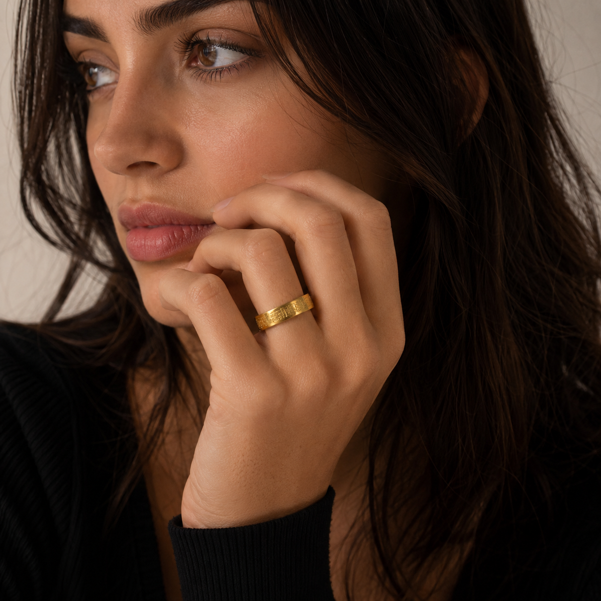 ayat alkursi Ring” – golden color✨ | Poshewix – view 2