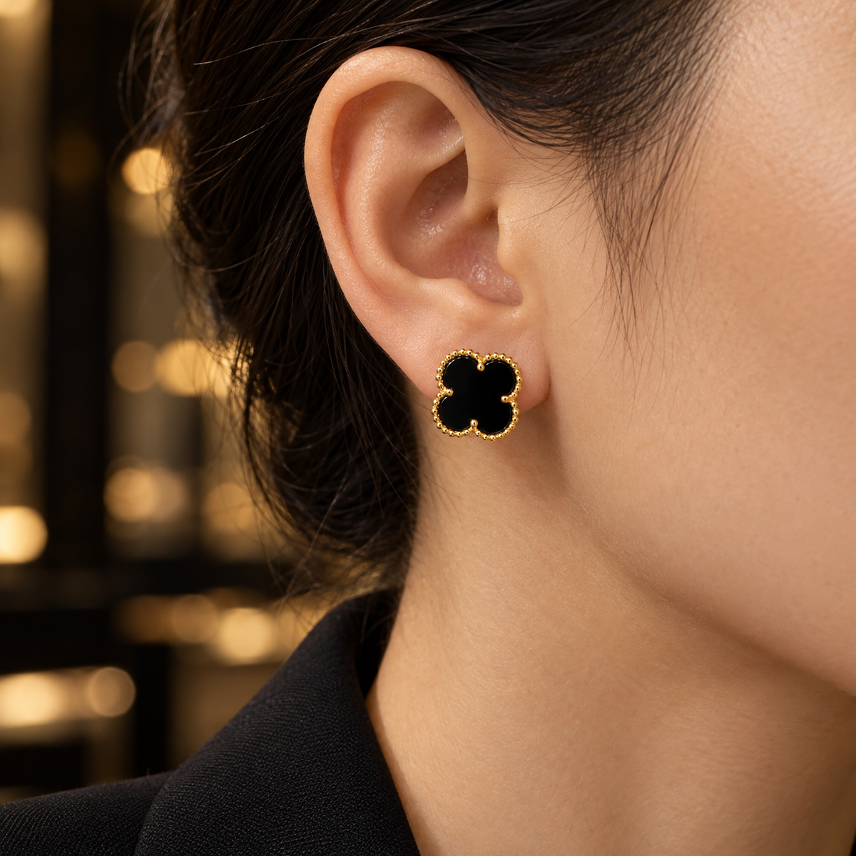 Vancleef Stud Earrings – Multi-Color Collection