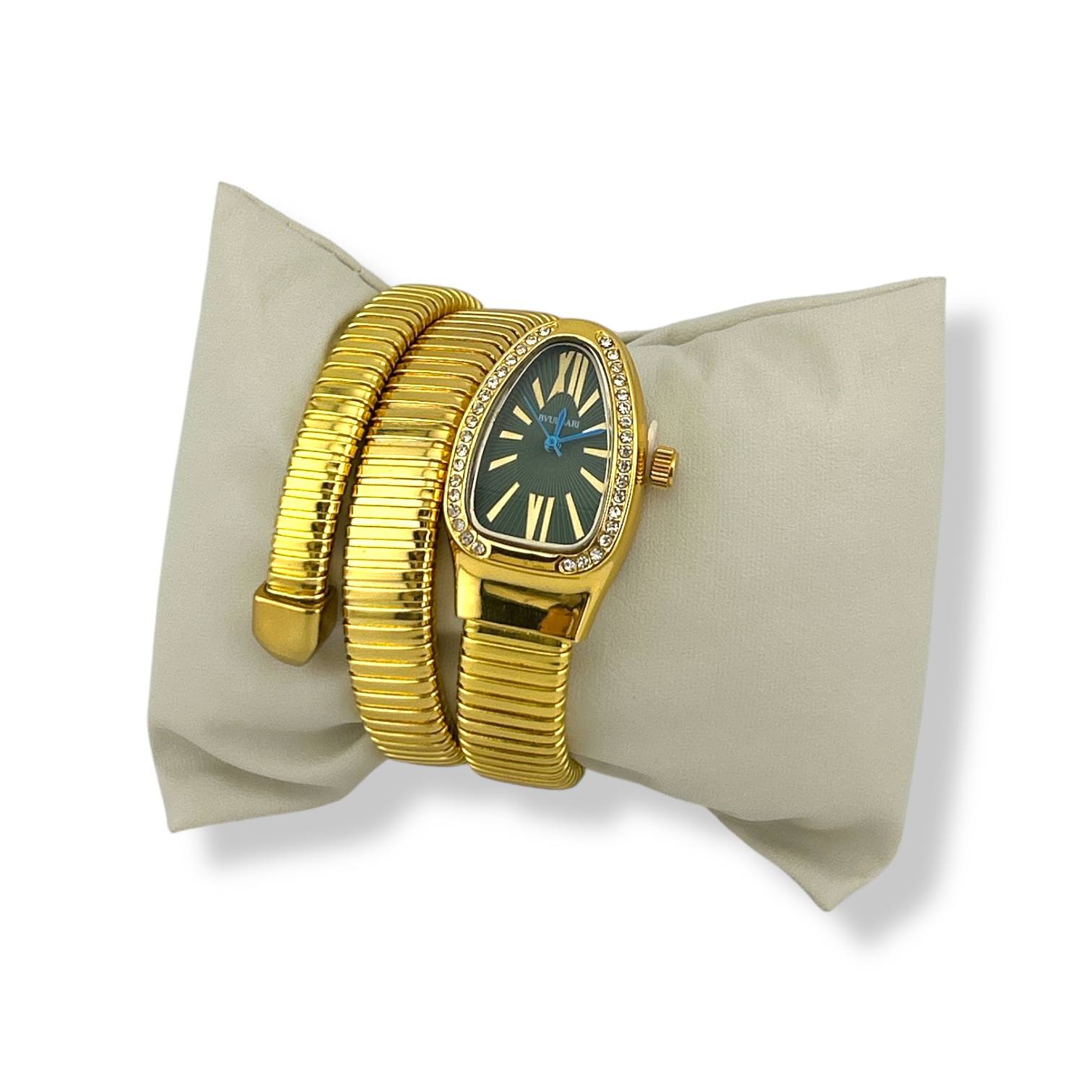 ساعة بولغاري الذهبية الملفوفة ⌚✨