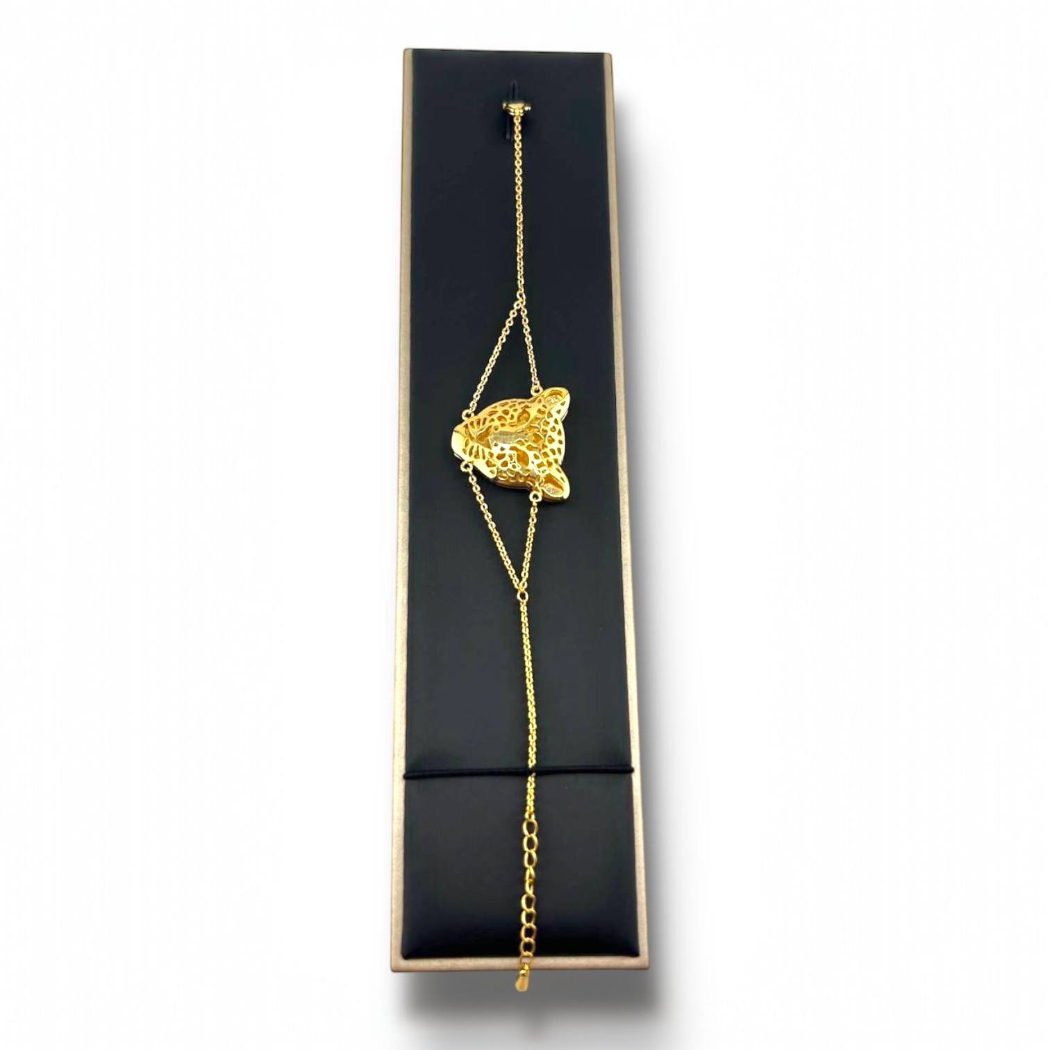 أناقة شرسة – سوار رأس النمر