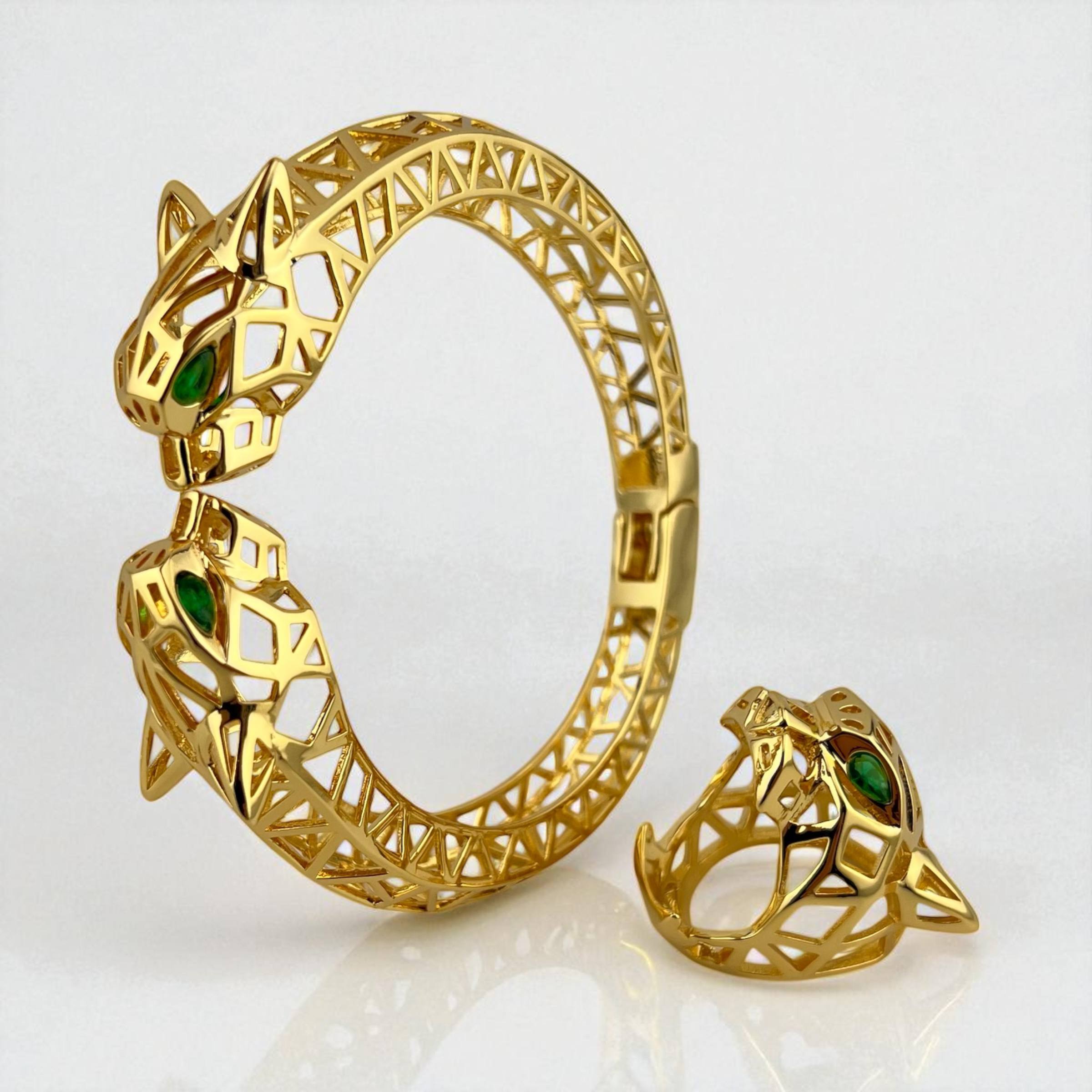 طقم النمر "إميرالد بانثر ماجستي" ✨