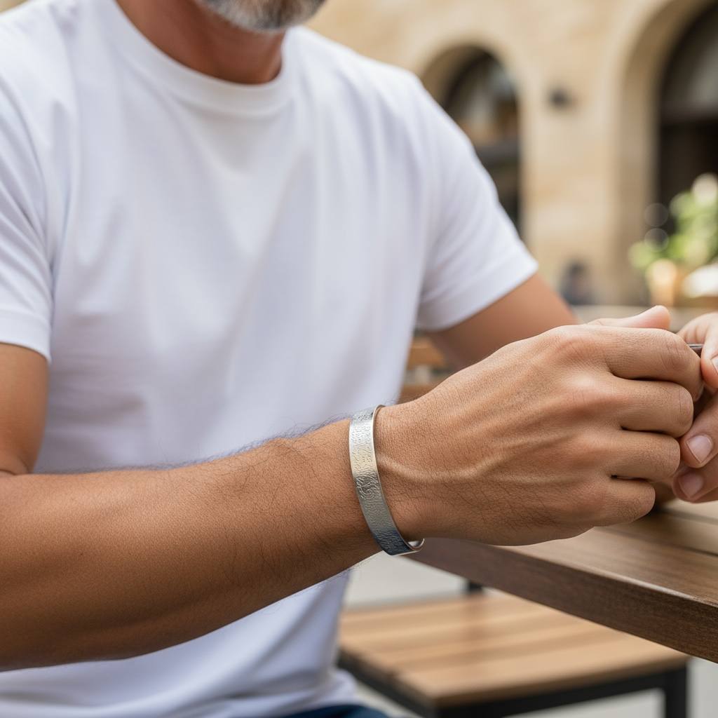 سوار آية الكرسي المنقوش – أناقة إسلامية خالدة ✨