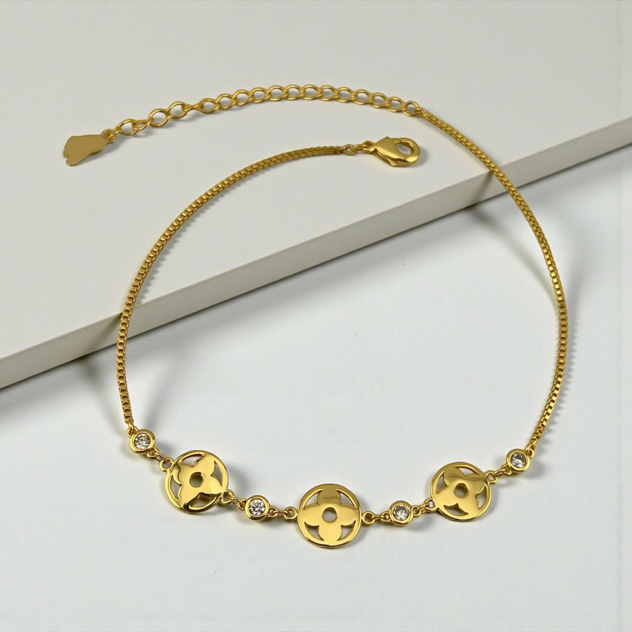 خلخال بسحر الدائرة الذهبية 