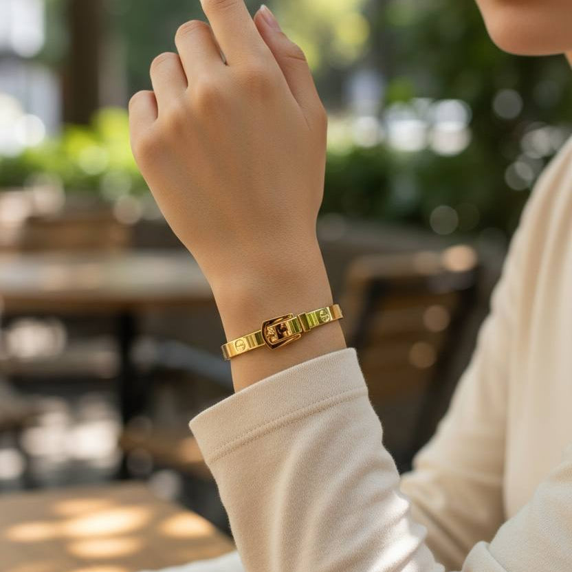 🔒 سوار بإبزيم حزام مقاوم للماء ومضاد للحساسية 