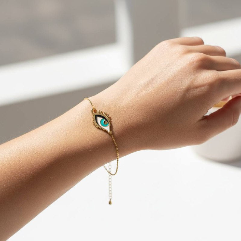 سوار عين هيفاء - سحر عين الشر المطلي بالذهب